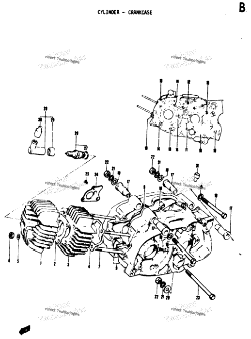 Cylinder - Crankcase