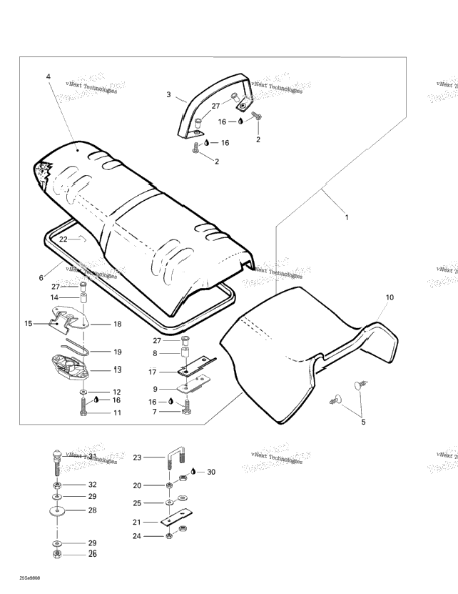 Seat And Engine Cover