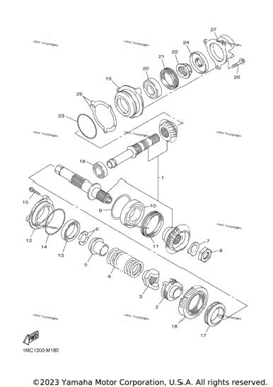 Middle Drive Gear