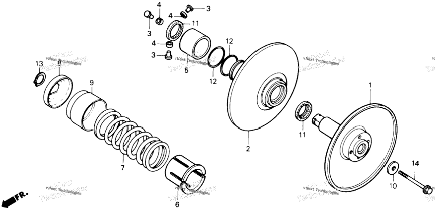 Driven Pulley