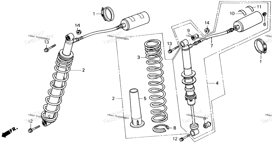 Rear Shock Absorber