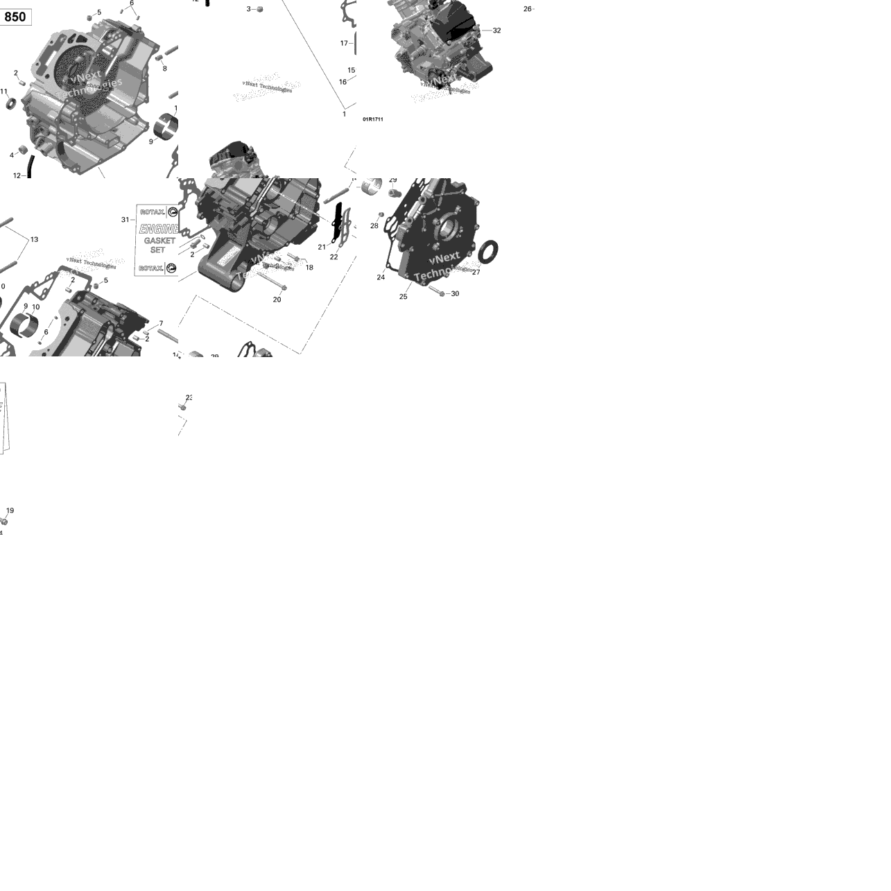 Rotax - Crankcase