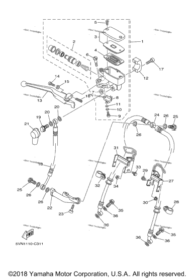 Front Master Cylinder