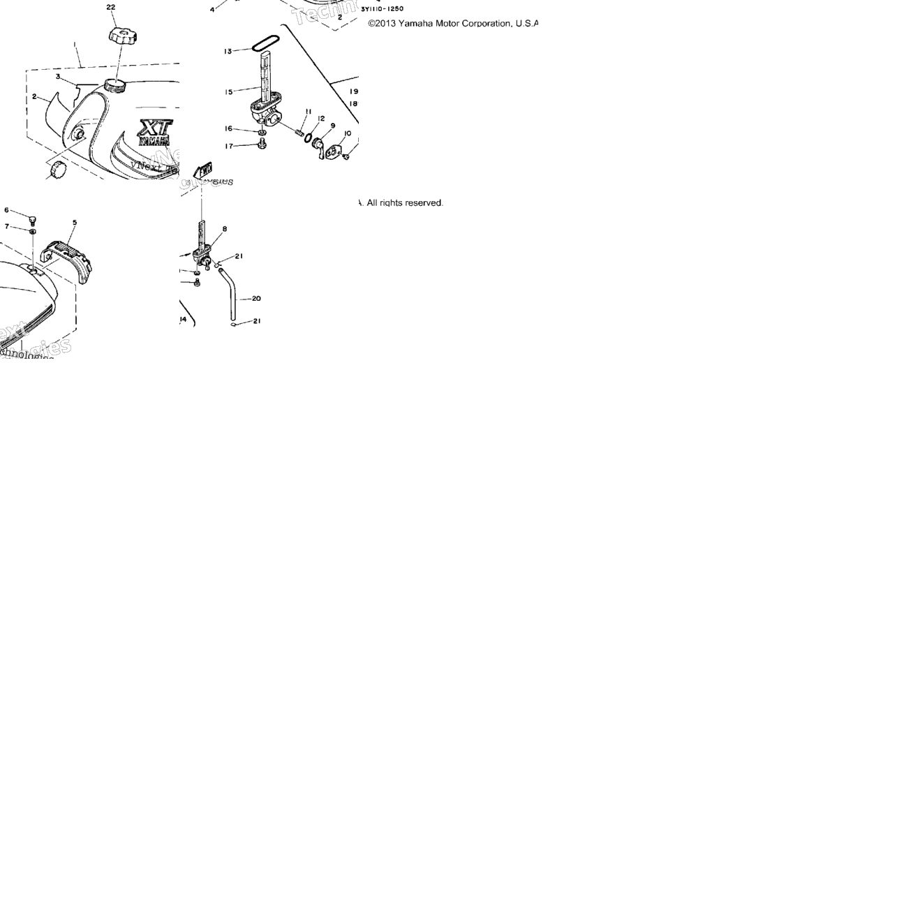 Fuel Tank Xt250k