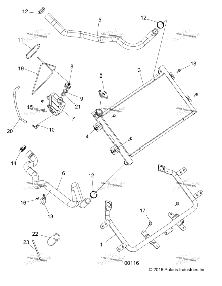 Engine, Cooling System, Radiator
