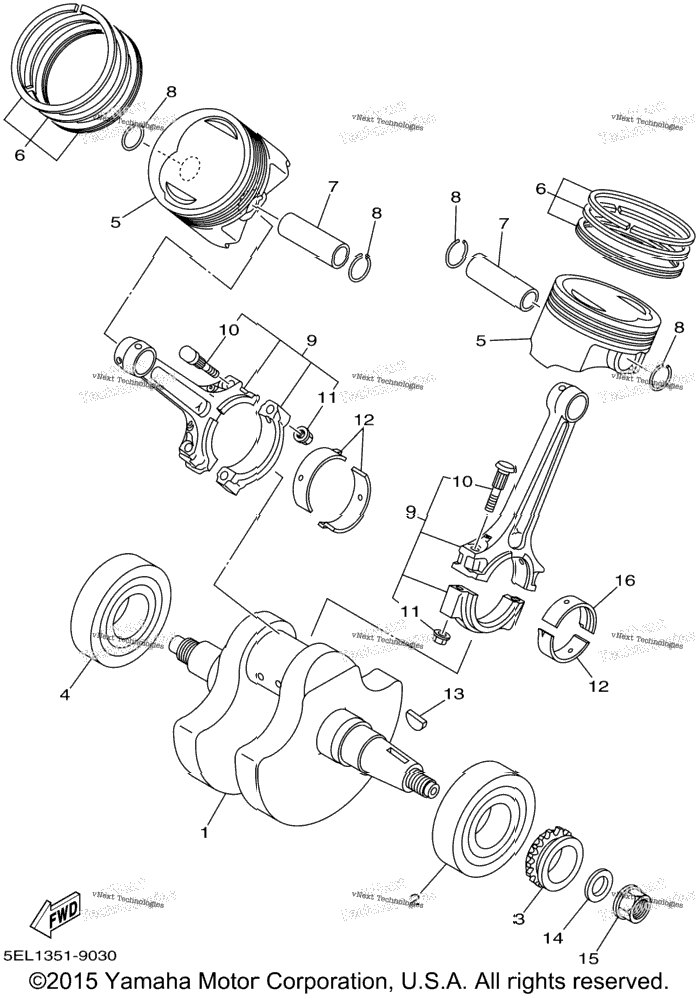 Crankshaft Piston