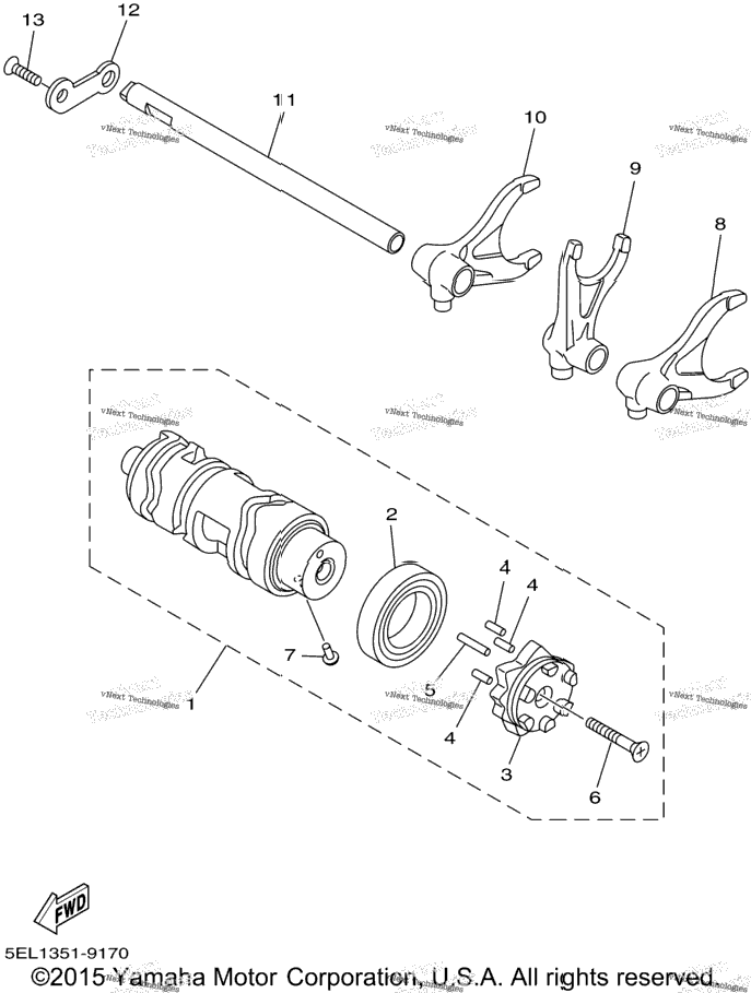 Shift Cam Fork