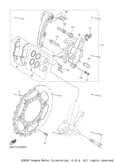 Front Brake Caliper