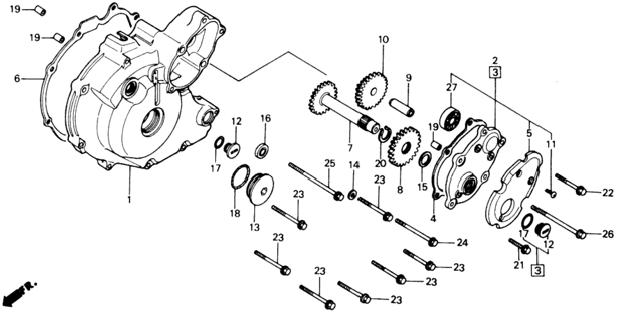 LEFT CRANKCASE COVER