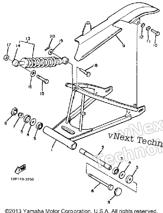 Swing Arm Rear Shocks