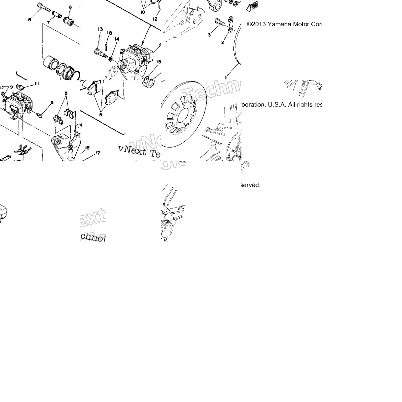 Rear Disc Brake - Caliper