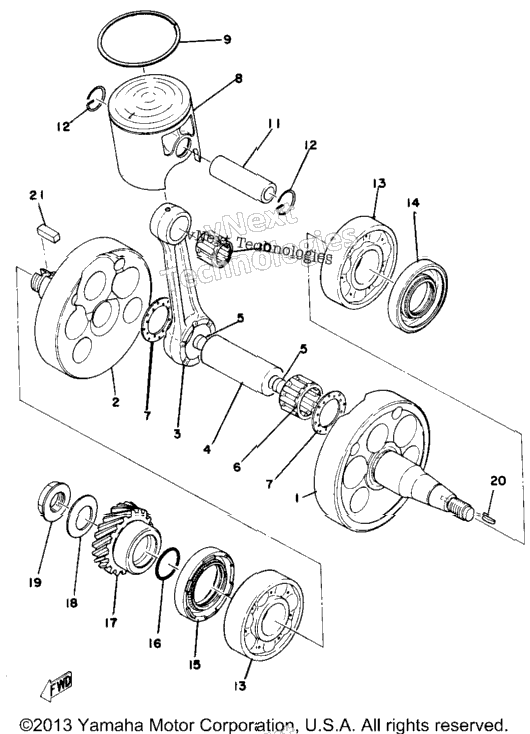 Crank - Piston