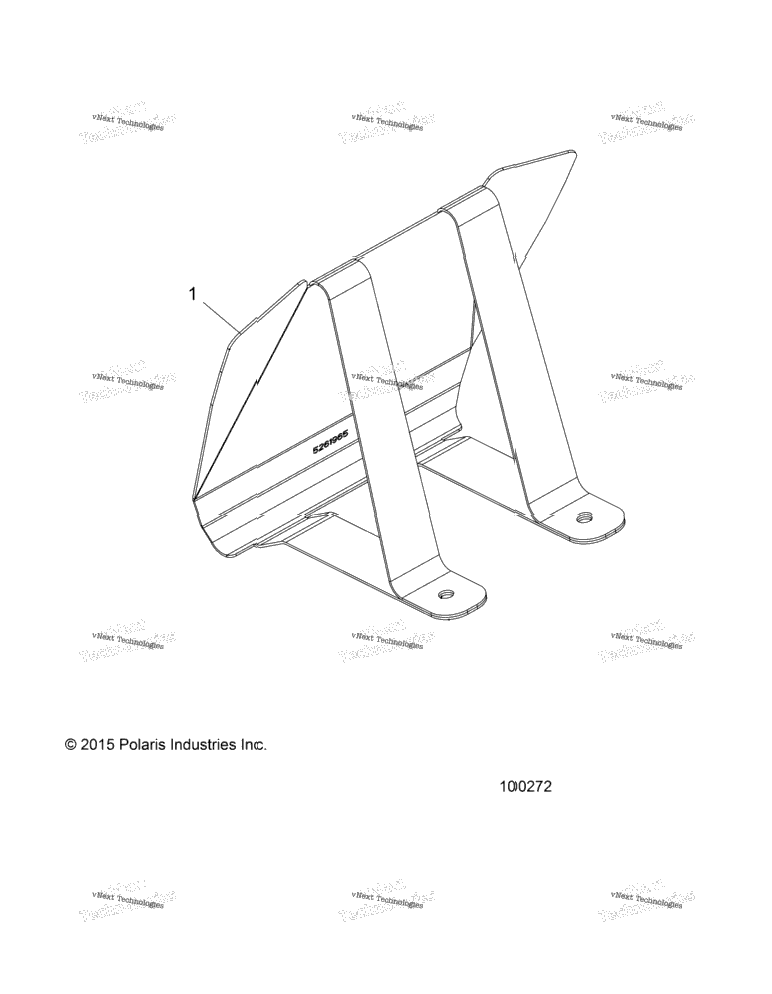 Body, Headlight Pod Cover Bracket A16sbt57f1