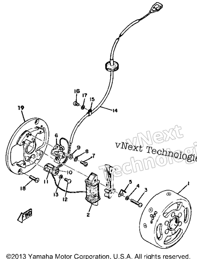 Flywheel Magneto Gtmx - Gtmxa