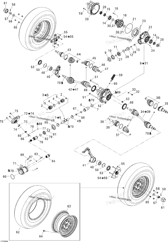 Drive System, Front, Std