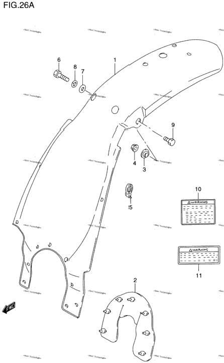 Rear Fender (Model Y)