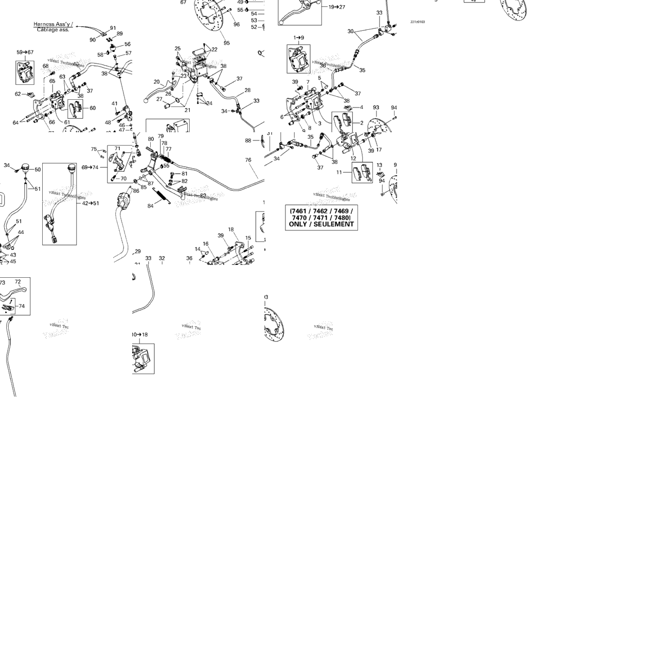 Hydraulic Brake (7461 7462