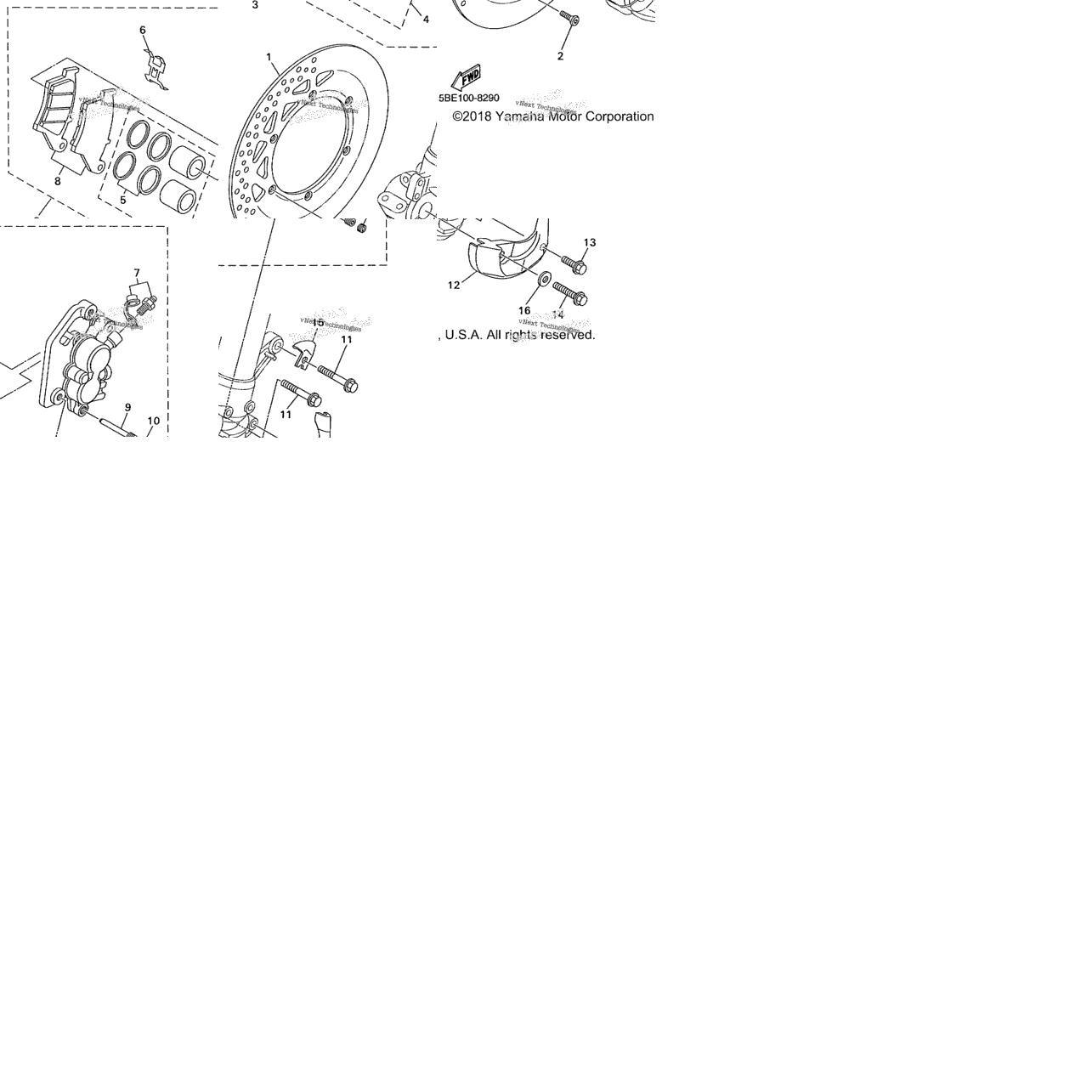 Front Brake Caliper