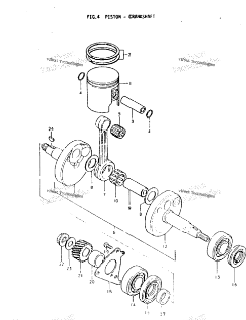 Piston-Crankshaft