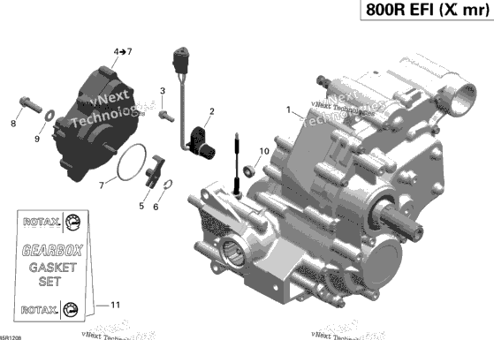 Gear Box Assy And 4X4 Actuator