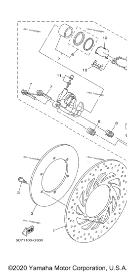 Rear Brake Caliper