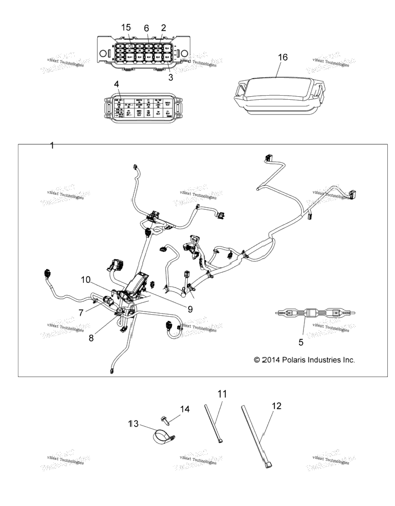 Electrical, Main Wire Harness
