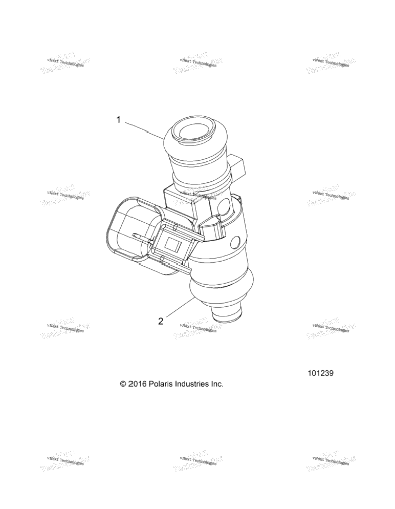 Engine, Fuel Injector 2521068 Orings