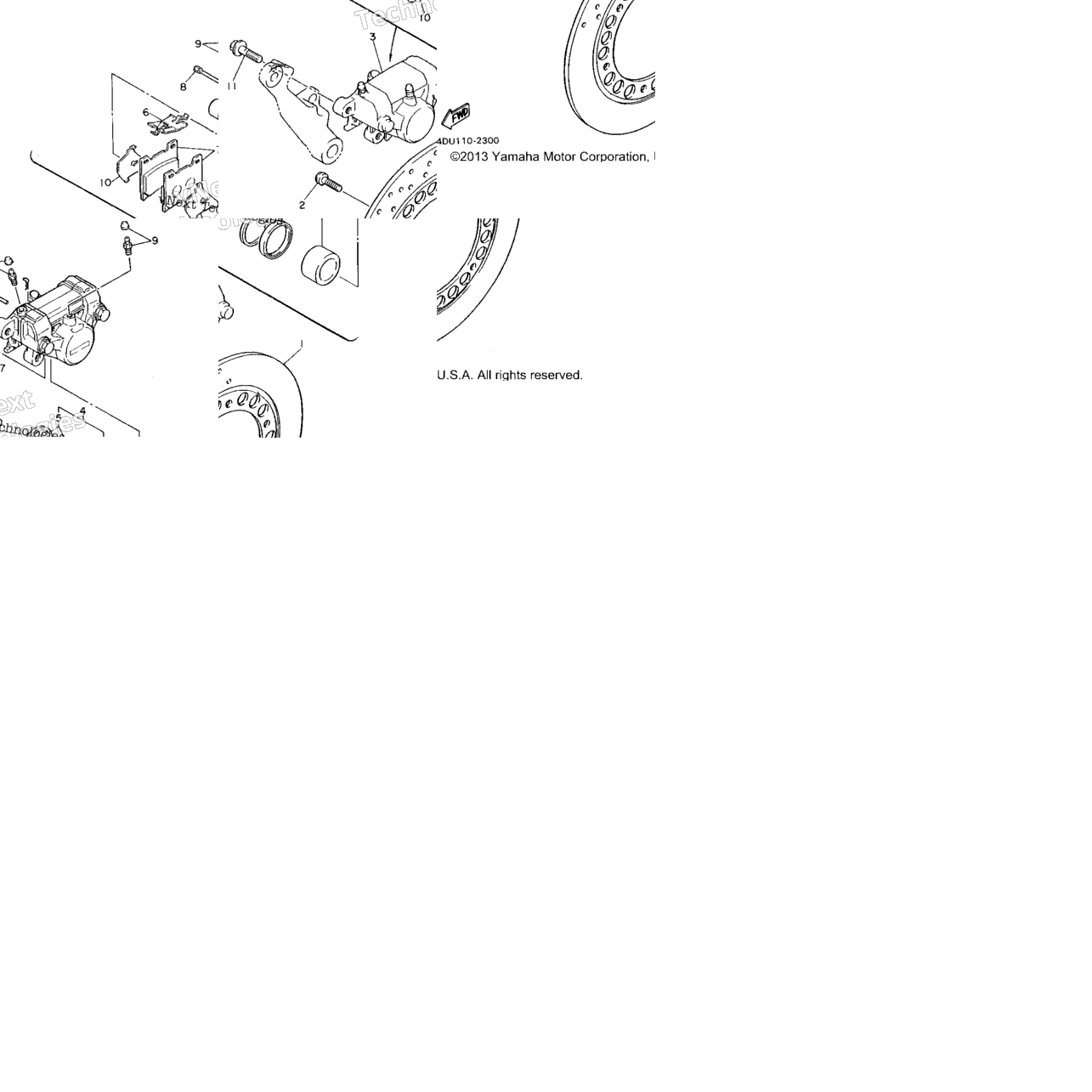 Rear Brake Caliper