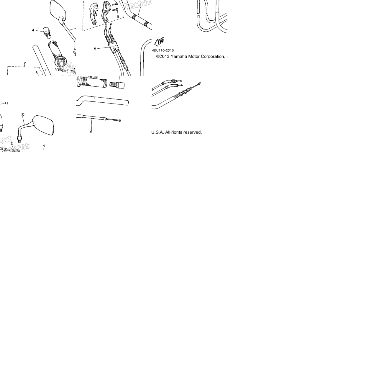 Steering Handle Cable