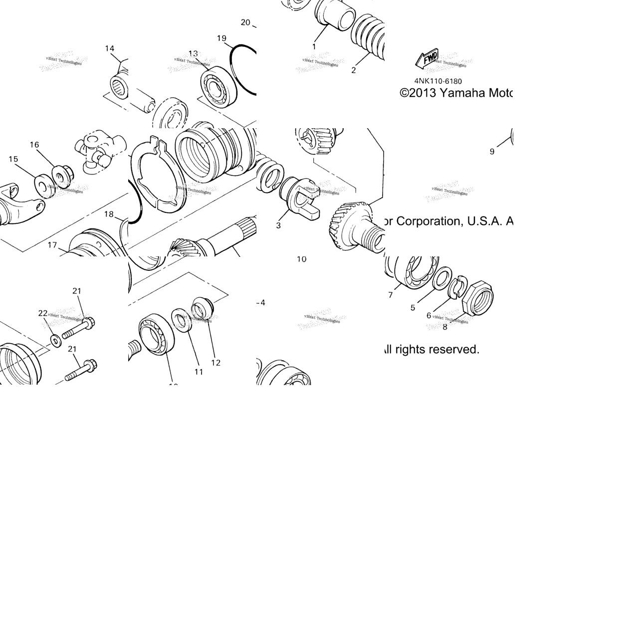 Middle Drive Gear