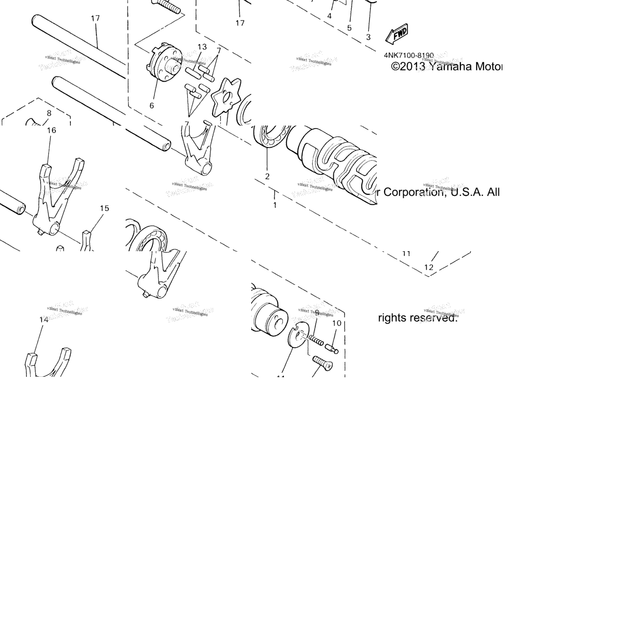 Shift Cam Fork