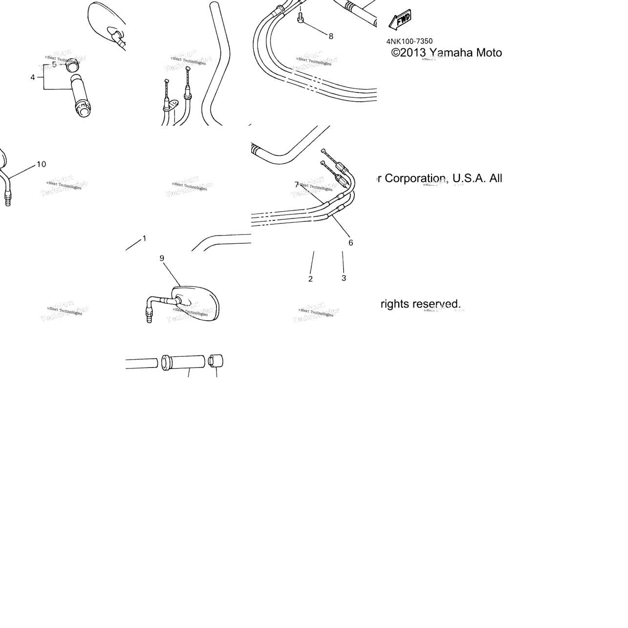Steering Handle Cable