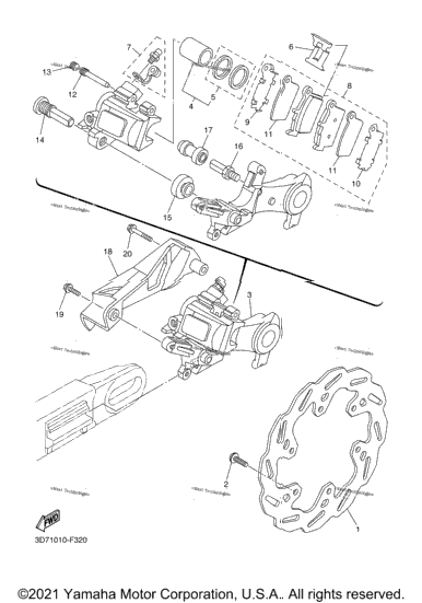 Rear Brake Caliper