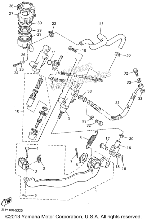 Rear Master Cylinder