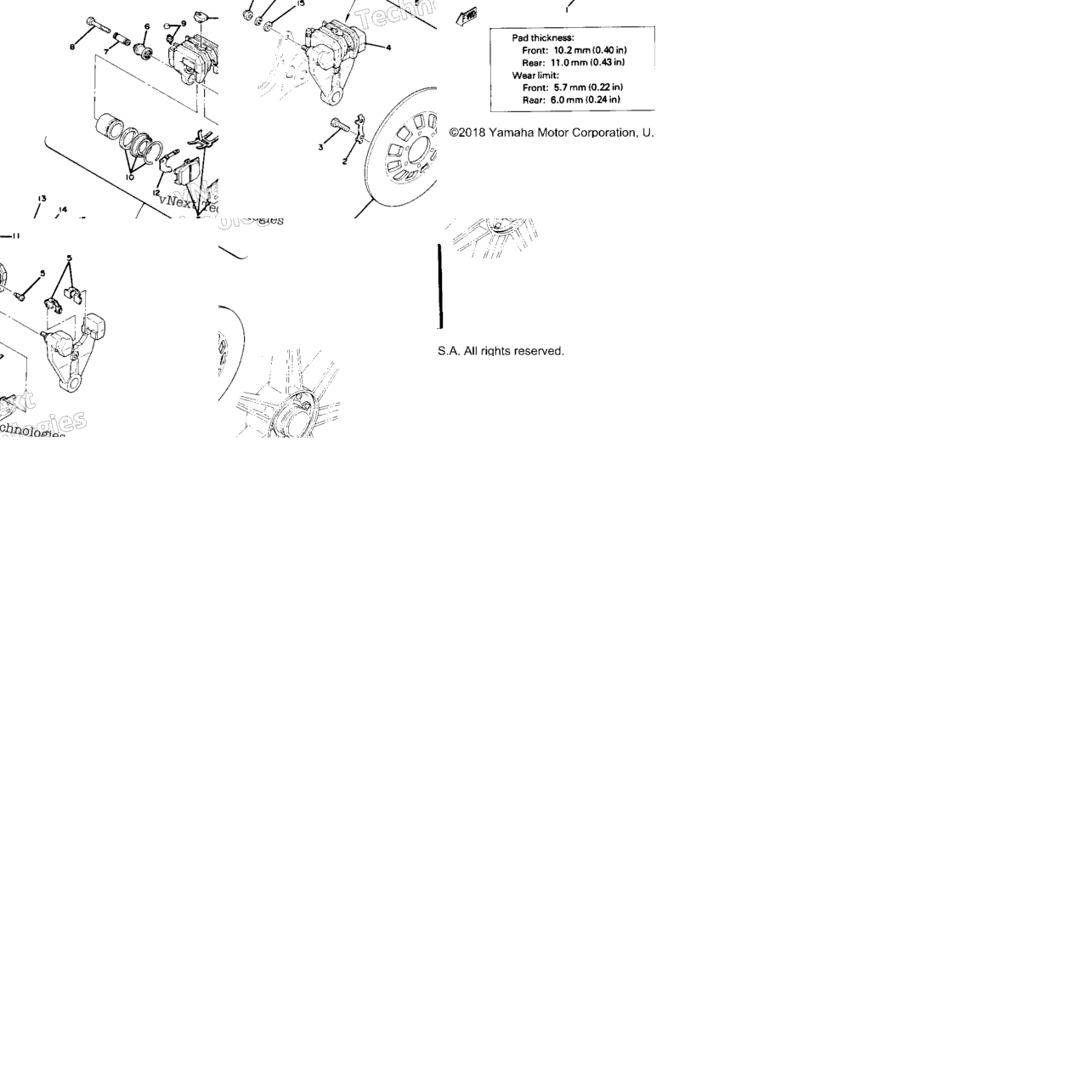 Rear Disc Brake - Caliper