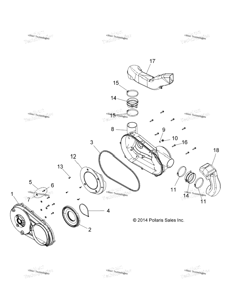 Body, Clutch Cover