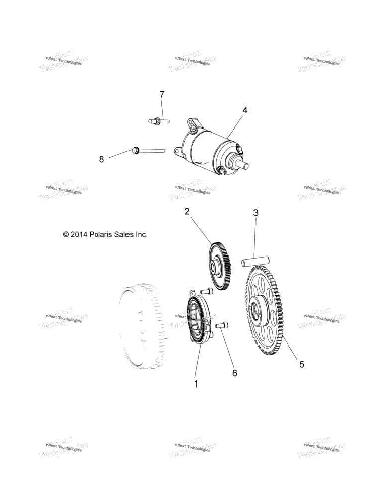 Engine, Starter Drive