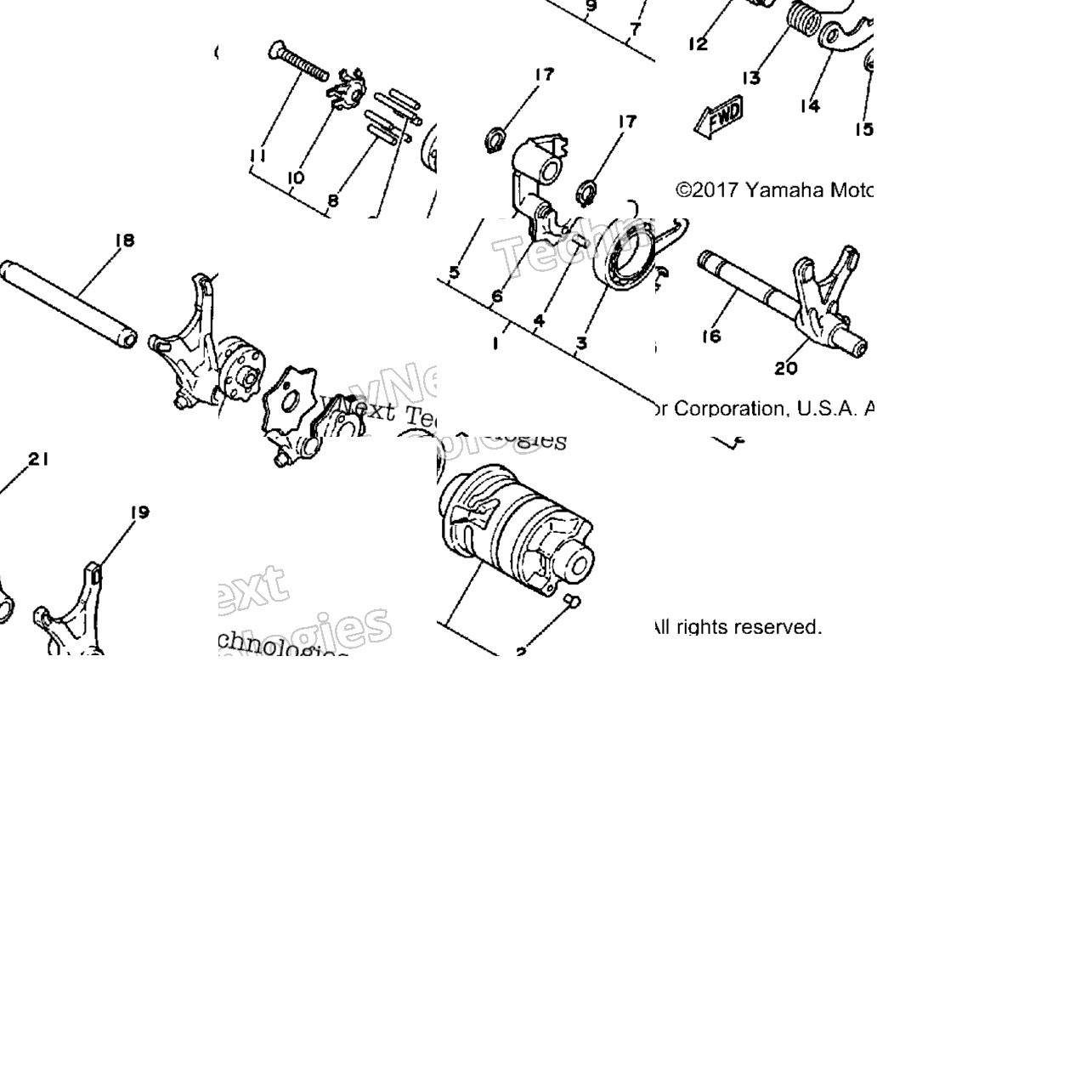 Shift Cam Fork