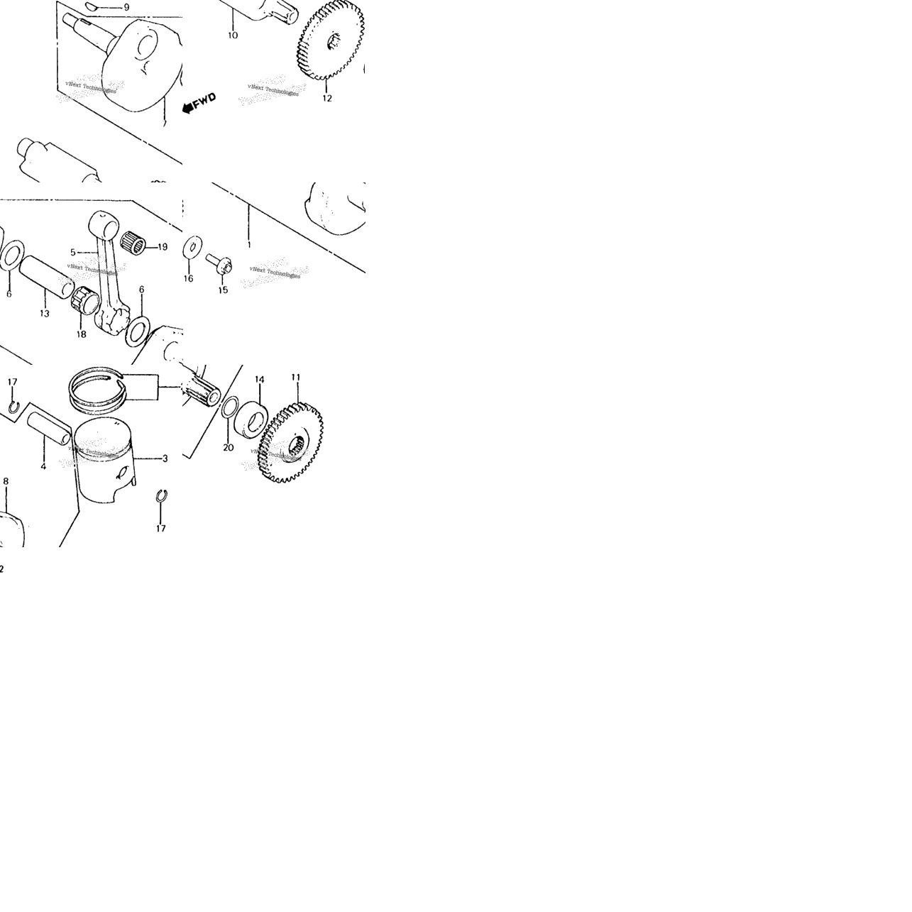Crankshaft + Piston