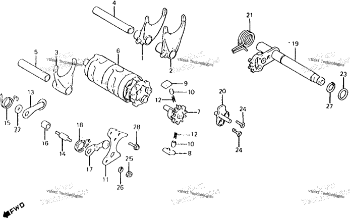 Gearshift Drum
