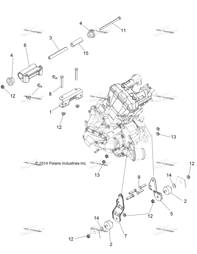 Engine, Mounting & Long Block