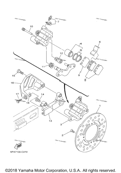 Rear Brake Caliper