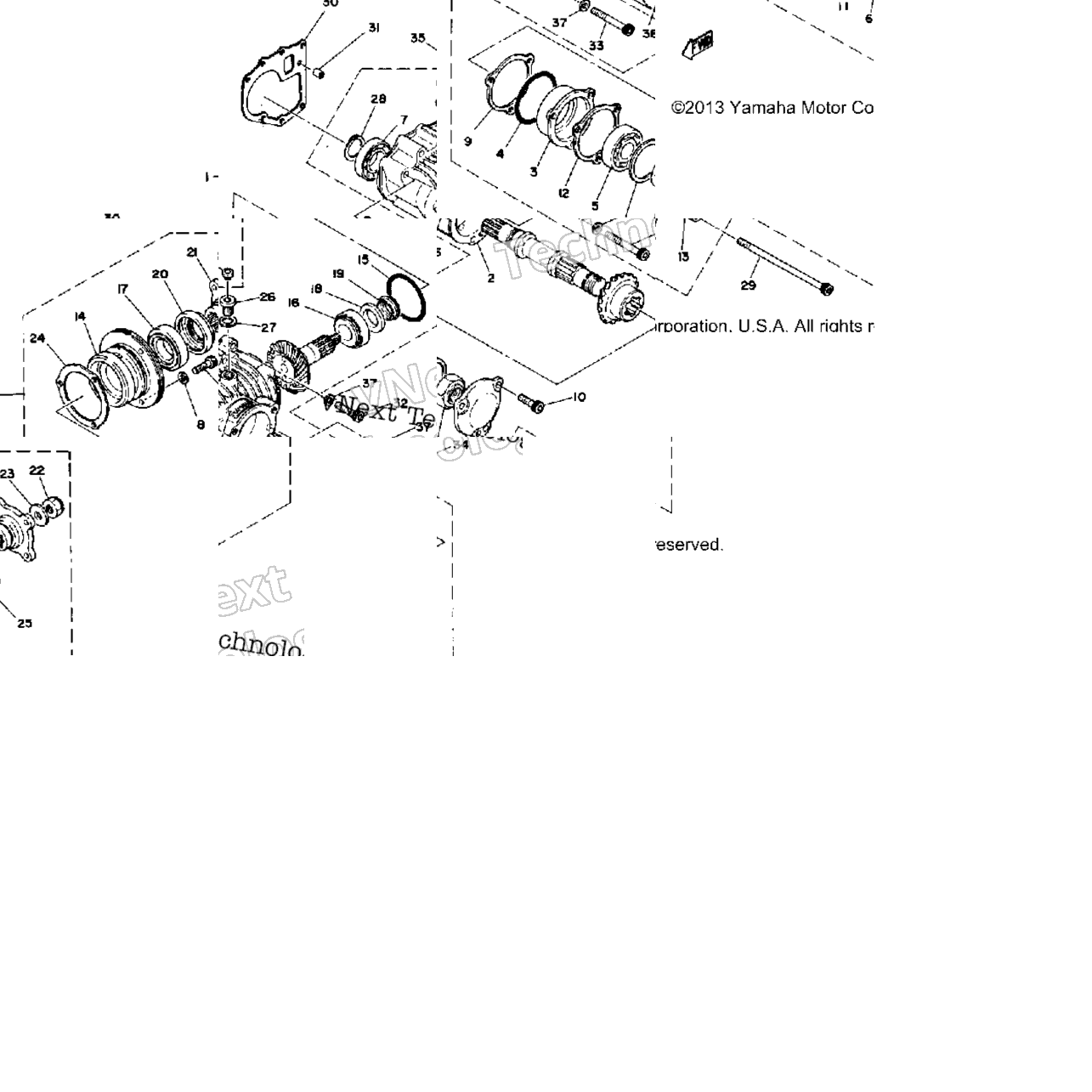 Middle Drive Gear