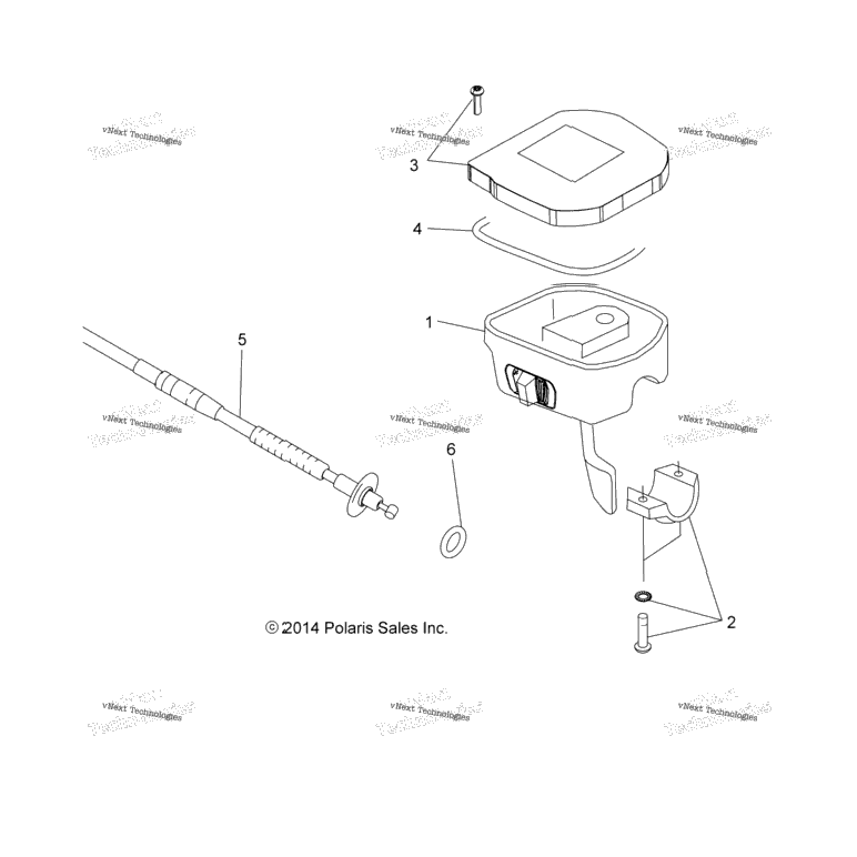 Steering, Controls, Throttle Asm. & Cable