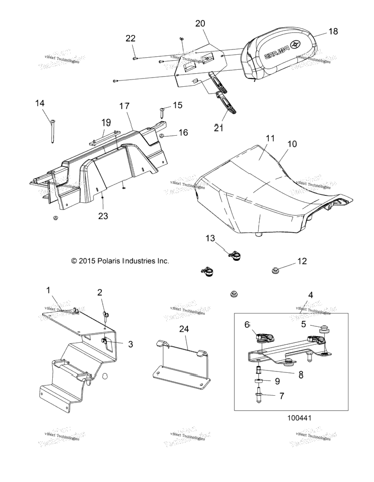 Body, Seat And Backrest