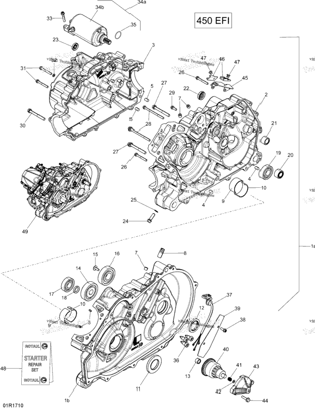 Crankcase - 450 Efi
