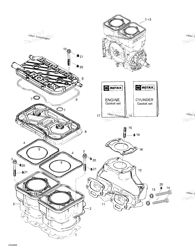 Cylinder, Exhaust Manifold