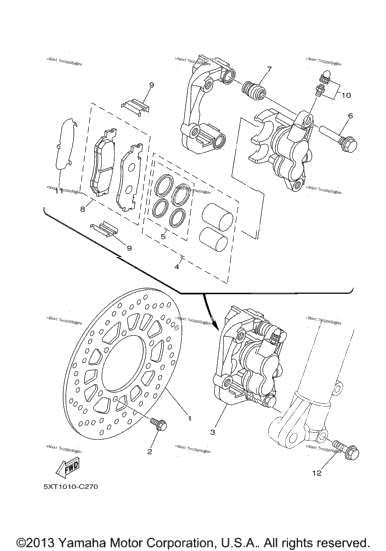 Front Brake Caliper