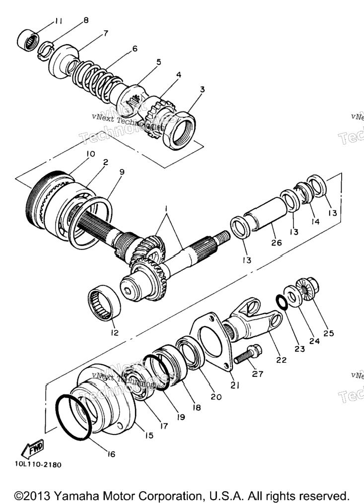Middle Drive Gear