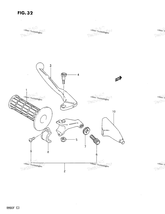 Left Handle Grip